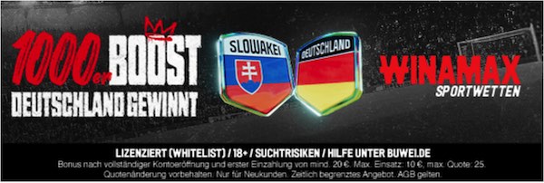 winamax boost auf deutschland gewinnt gegen die slowakei