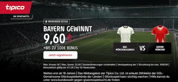 Bayern Boost Tipico 25.10.