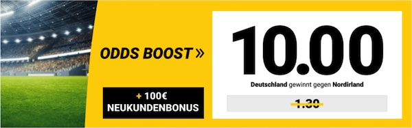 interwetten odds boost auf deutschland besiegt nordirland