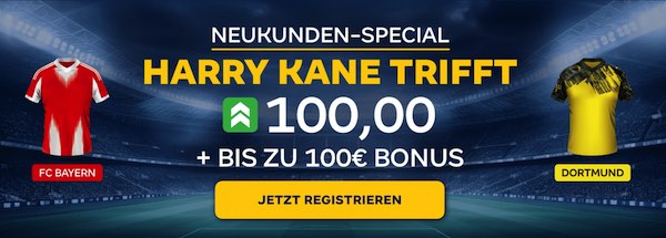 merkur bets boost auf harry kane trifft gegen den bvb