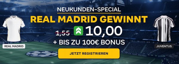 Merkur Bets Real vs Juve, 22.10.