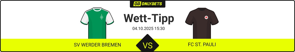 sv werder bremen fc st pauli wett tipp
