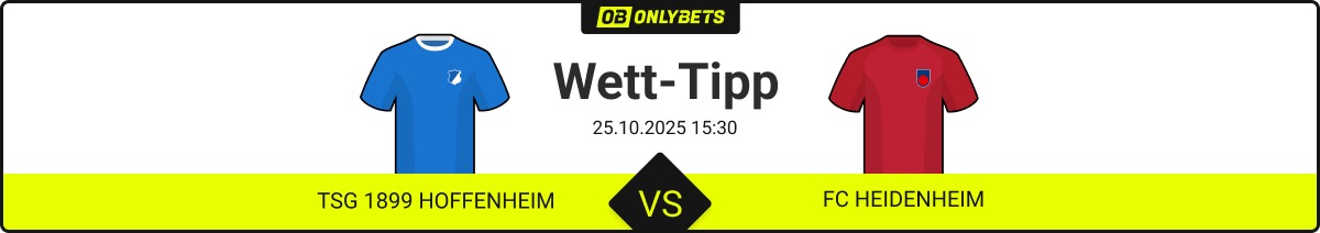 tsg 1899 hoffenheim fc heidenheim wett tipp