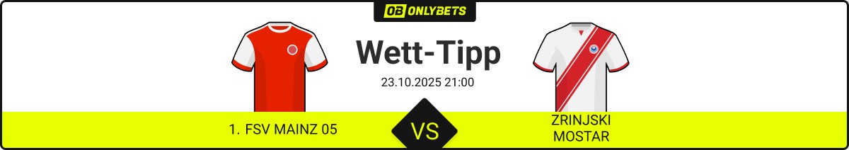 1 fsv mainz 05 zrinjski mostar wett tipp