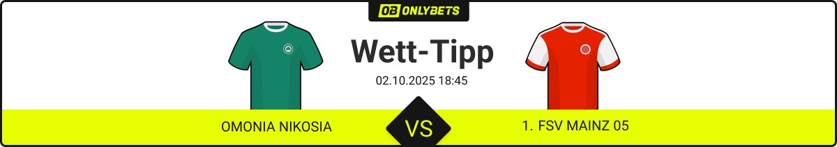 omonia nikosia 1 fsv mainz 05 wett tipp