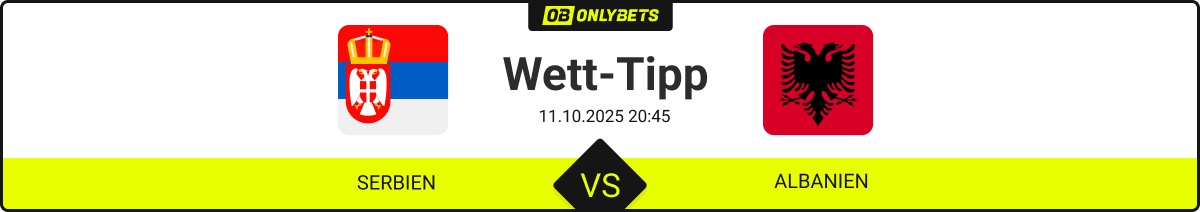 serbien albanien wett tipp