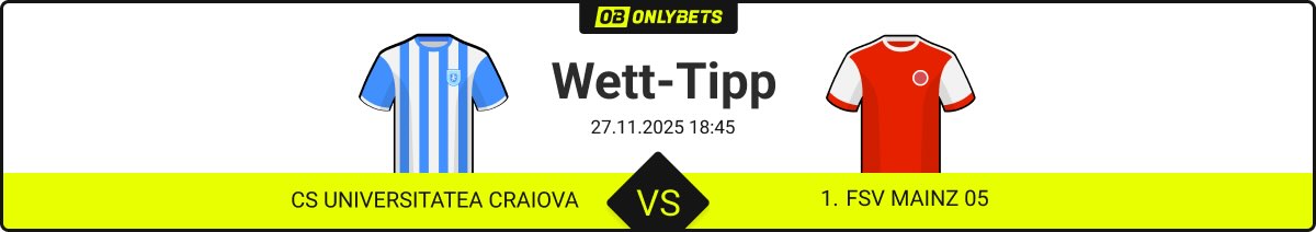 cs universitatea craiova 1 fsv mainz 05 wett tipp