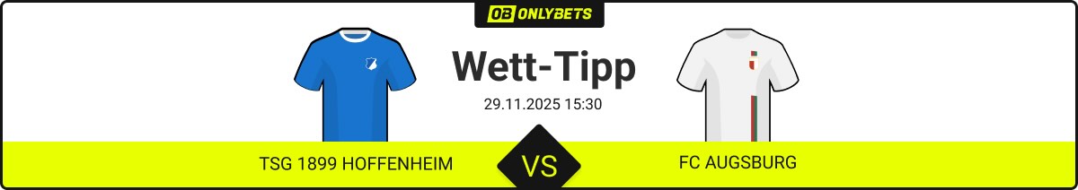 tsg 1899 hoffenheim fc augsburg wett tipp
