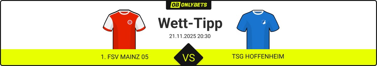 1 fsv mainz 05 tsg hoffenheim wett tipp