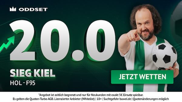 oddset quoten turbo auf sieg kiel gegen f95
