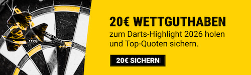 IW Gutschein 20€ Darts WM, 11.12.