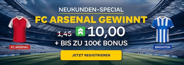 merkur bets neukunden special auf fc arsenal gewinnt gegen brighton