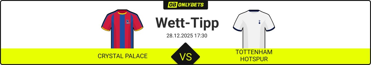 crystal palace tottenham hotspur wett tipp