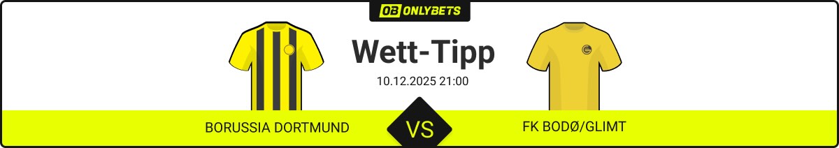 borussia dortmund fk bodø glimt wett tipp