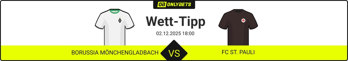 borussia mönchengladbach fc st pauli wett tipp