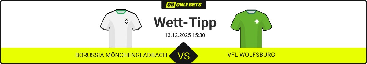 borussia mönchengladbach vfl wolfsburg wett tipp