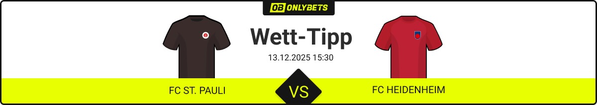 fc st pauli fc heidenheim wett tipp