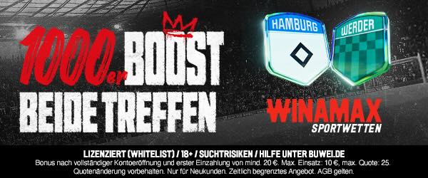 winamax boost auf hamburg und werder treffen beide