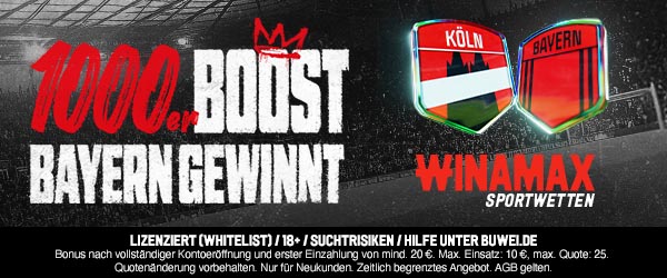 Winamax Boost FCB FCK, 14.11.