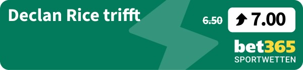 arsenal liverpool wett tipp auf declan rice trifft