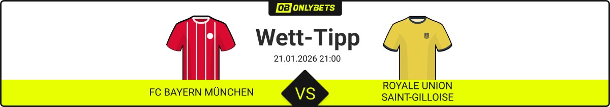 fc bayern münchen royale union saint gilloise wett tipp