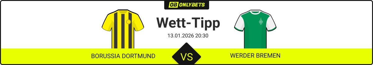 borussia dortmund werder bremen wett tipp