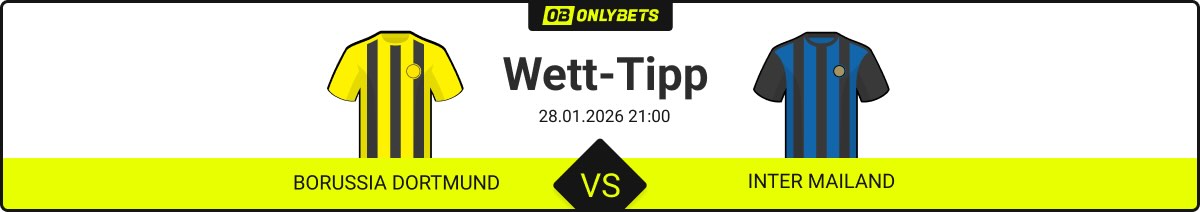 borussia dortmund inter mailand wett tipp