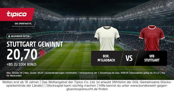 tipico boost auf stuttgart gewinnt in mönchengladbach