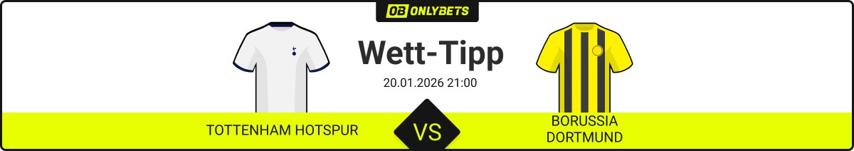 tottenham hotspur borussia dortmund wett tipp