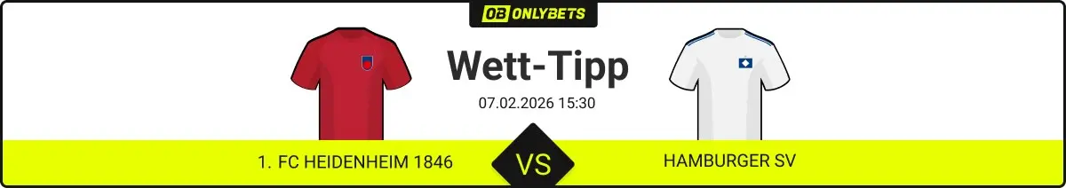 1 fc heidenheim 1846 hamburger sv wett tipp