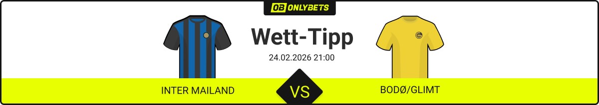 inter mailand fk bodø/glimt wett tipp