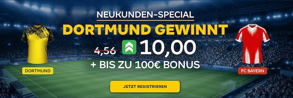 merkur bets neukunden special auf dortmund gewinnt gegen bayern