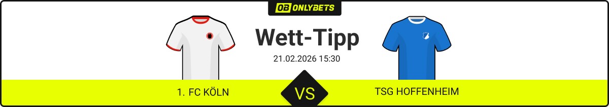 1 fc köln tsg hoffenheim wett tipp