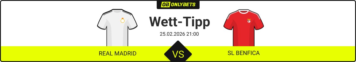 real madrid sl benfica wett tipp