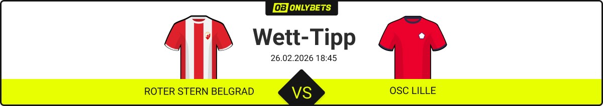 roter stern belgrad osc lille wett tipp