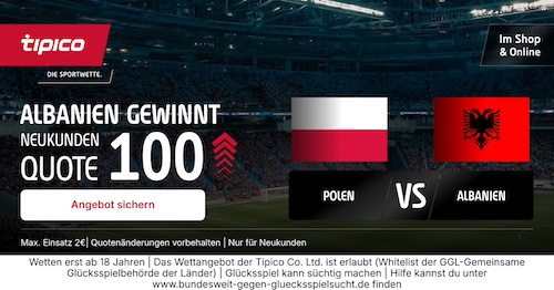 Boost Albanien Tipico, 26.3.