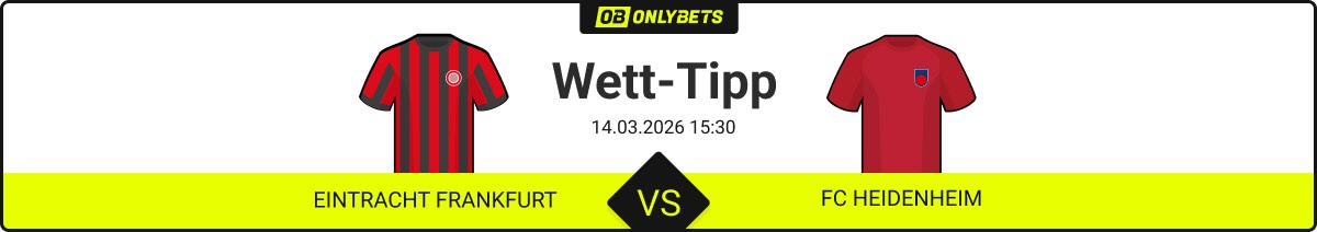 eintracht frankfurt fc heidenheim wett tipp