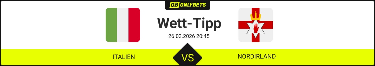 italien nordirland wett tipp