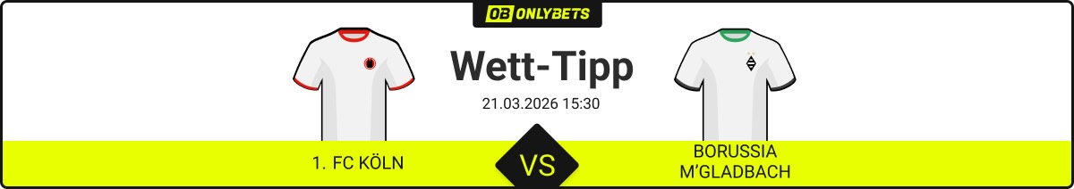1 fc köln borussia mönchengladbach wett tipp