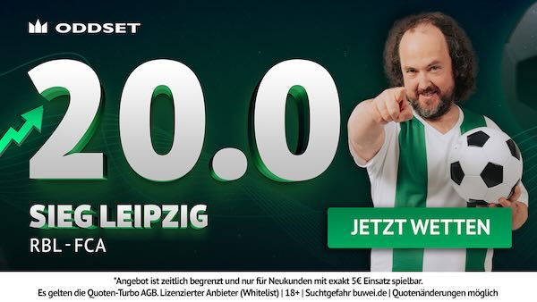 oddset quoten turbo auf sieg leipzig gegen augsburg