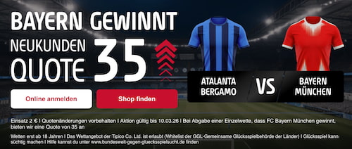 Boost FCB Quote 35,0 Tipico, 10.3.