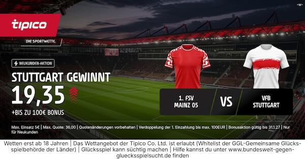 tipico boost auf stuttgart gewinnt in mainz