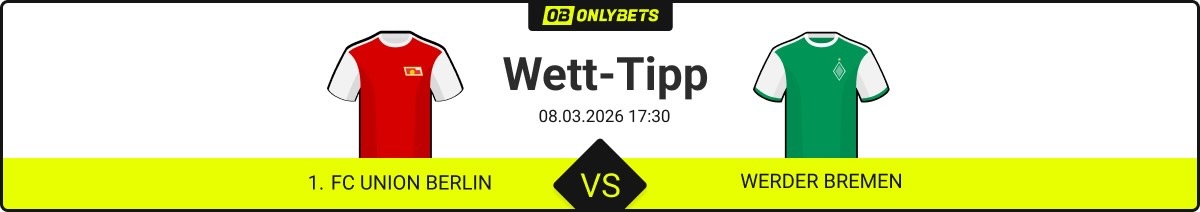 union berlin werder bremen wett tipp