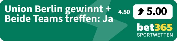 heidenheim union berlin wett boost