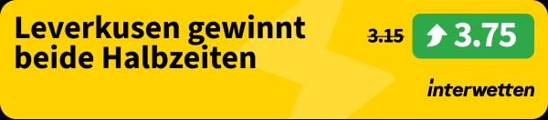 wett boost auf leverkusen gewinnt gegen wolfsburg beide halbzeiten