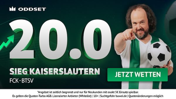 oddset quoten turbo auf sieg kaiserslautern gegen braunschweig