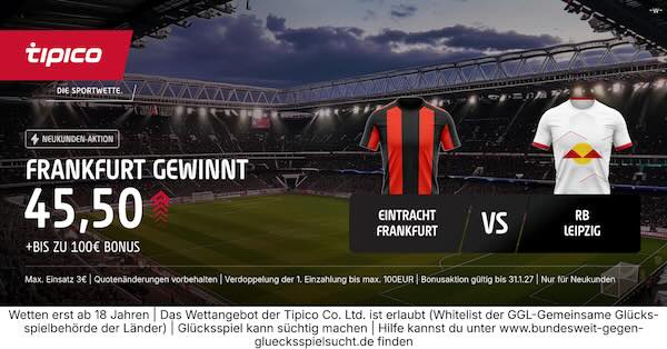 tipico boost auf frankfurt gewinnt gegen leipzig