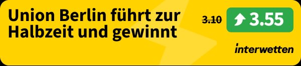 union berlin wolfsburg wett boost