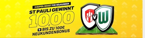 DAZNBet St. Pauli Boost, 16.5.