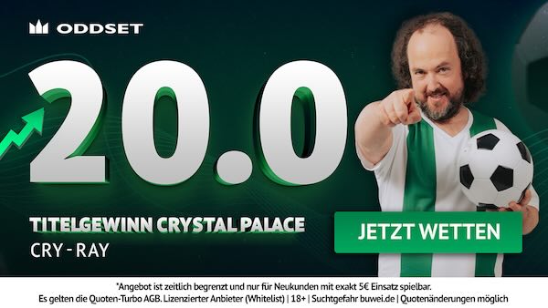 oddset quoten turbo auf titelgewinn crystal palace
